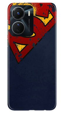 Superman Superhero Mobile Back Case for Vivo Y16  (Design - 125)