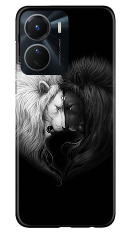 Dark White Lion Case for Vivo Y16(Design - 140)
