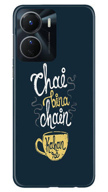 Chai Bina Chain Kahan Mobile Back Case for Vivo T2X 5G  (Design - 144)