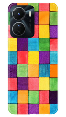 Colorful Square Mobile Back Case for Vivo Y16 (Design - 187)