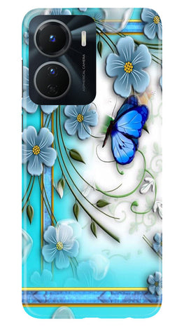 Blue Butterfly Case for Vivo Y16