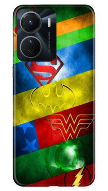 Superheros Logo Mobile Back Case for Vivo T2X 5G (Design - 220)