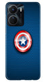 Captain America Shield Case for Vivo Y16 (Design No. 222)