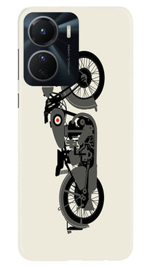 MotorCycle Mobile Back Case for Vivo T2X 5G (Design - 228)