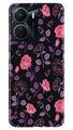 Rose Black Background Case for Vivo T2X 5G
