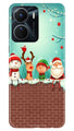 Santa Claus Mobile Back Case for Vivo T2X 5G (Design - 296)