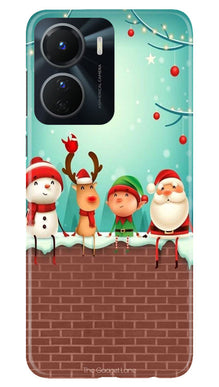 Santa Claus Mobile Back Case for Vivo Y16 (Design - 296)