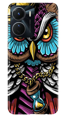 Owl Mobile Back Case for Vivo Y16 (Design - 318)