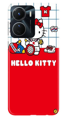 Hello Kitty Mobile Back Case for Vivo Y16 (Design - 322)