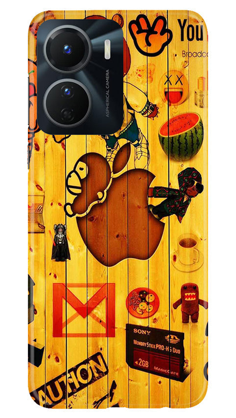 Wooden Texture Mobile Back Case for Vivo Y16 (Design - 326)