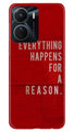 Everything Happens Reason Mobile Back Case for Vivo Y16 (Design - 337)