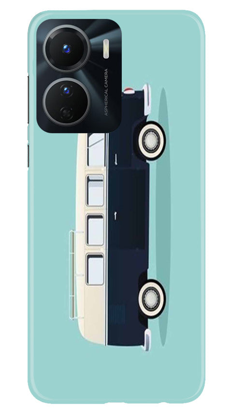 Travel Bus Mobile Back Case for Vivo Y16 (Design - 338)