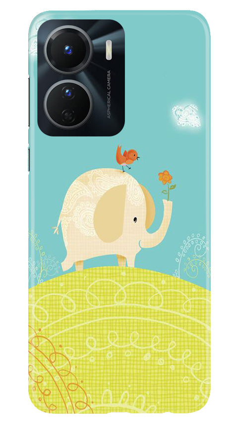 Elephant Painting Case for Vivo T2X 5G