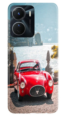 Vintage Car Mobile Back Case for Vivo T2X 5G (Design - 51)
