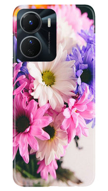 Coloful Daisy Mobile Back Case for Vivo Y16 (Design - 73)