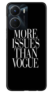 More Issues than Vague Mobile Back Case for Vivo Y16 (Design - 74)