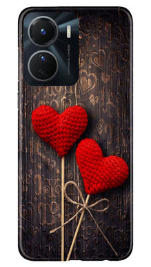 Red Hearts Mobile Back Case for Vivo T2X 5G (Design - 80)