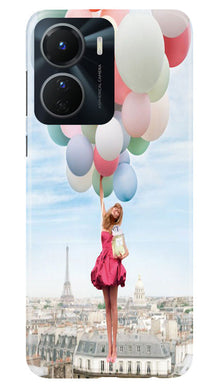 Girl with Baloon Mobile Back Case for Vivo T2X 5G (Design - 84)