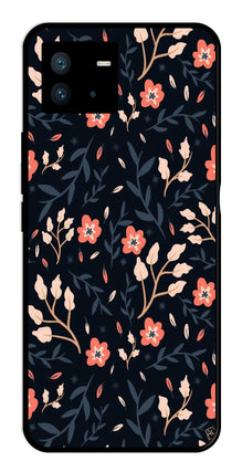 Floral Pattern Metal Mobile Case for iQOO Neo 6