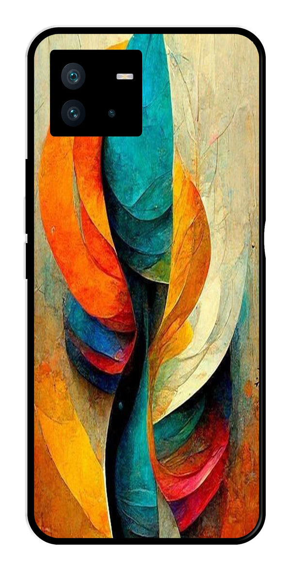 Modern Art Metal Mobile Case for iQOO Neo 6   (Design No -11)