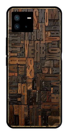 Alphabets Metal Mobile Case for iQOO Neo 6