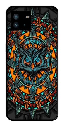 Owl Pattern Metal Mobile Case for iQOO Neo 6