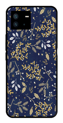 Floral Pattern  Metal Mobile Case for iQOO Neo 6