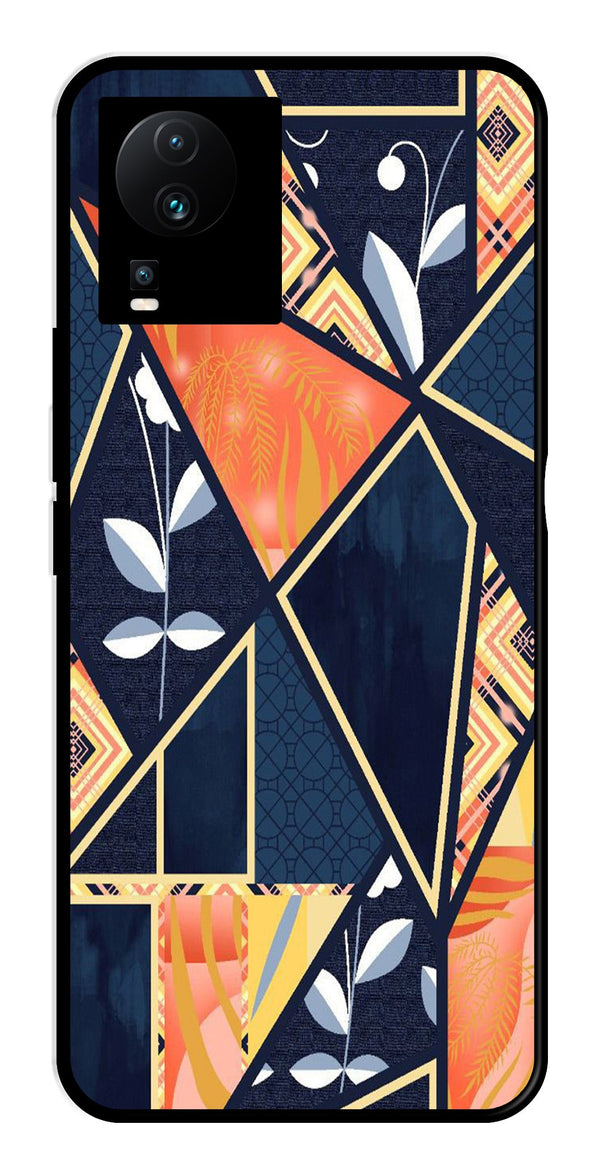 Marble Design Metal Mobile Case for iQOO Neo 7   (Design No -07)