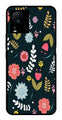 Floral Pattern2 Metal Mobile Case for iQOO Neo 7 Pro   (Design No -12)