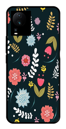 Floral Pattern2 Metal Mobile Case for iQOO Neo 7 Pro