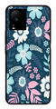 Flower Leaves Design Metal Mobile Case for iQOO Neo 7 Pro   (Design No -50)