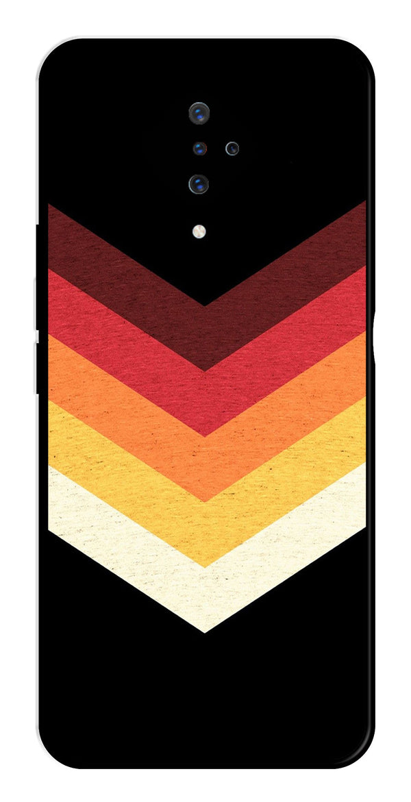 MultiColor Arrow Metal Mobile Case for Vivo S1 Pro   (Design No -04)