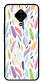 Colorful Feathers Metal Mobile Case for Vivo S1 Pro   (Design No -06)