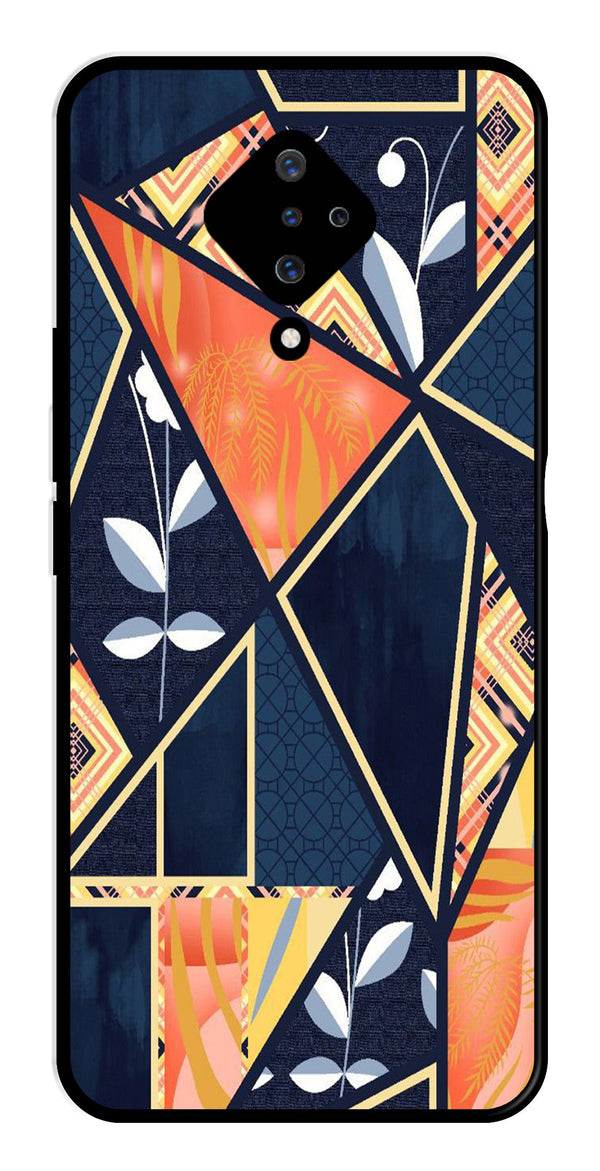 Marble Design Metal Mobile Case for Vivo S1 Pro   (Design No -07)