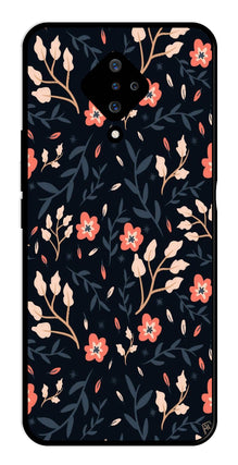 Floral Pattern Metal Mobile Case for Vivo S1 Pro