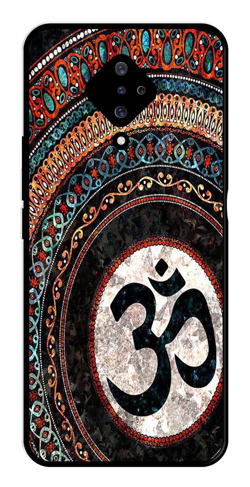 Oum Design Metal Mobile Case for Vivo S1 Pro   (Design No -15)