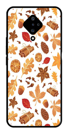 Autumn Leaf Metal Mobile Case for Vivo S1 Pro