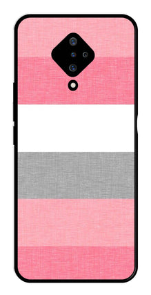 Pink Pattern Metal Mobile Case for Vivo S1 Pro