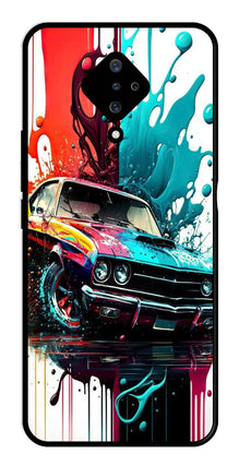 Vintage Car Metal Mobile Case for Vivo S1 Pro