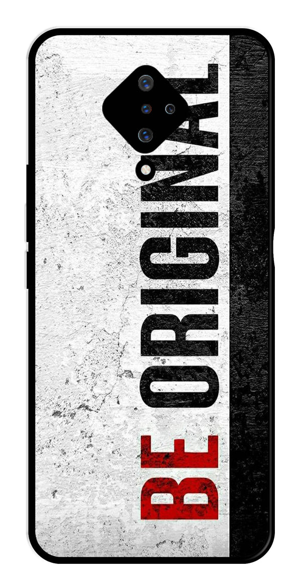 Be Original Metal Mobile Case for Vivo S1 Pro   (Design No -38)