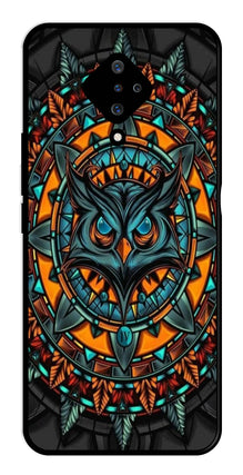 Owl Pattern Metal Mobile Case for Vivo S1 Pro