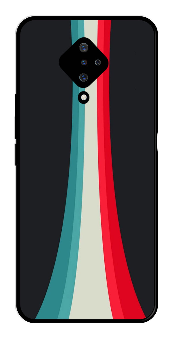 Modern Art Colorful Metal Mobile Case for Vivo S1 Pro   (Design No -48)