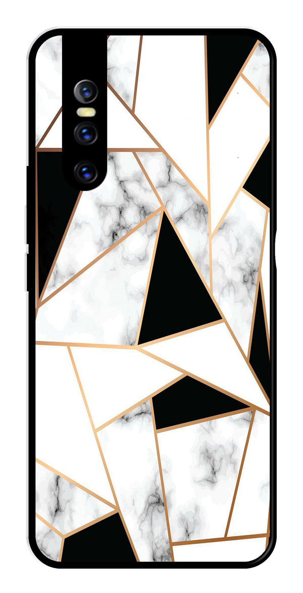 Marble Design2 Metal Mobile Case for Vivo T1 44W   (Design No -08)