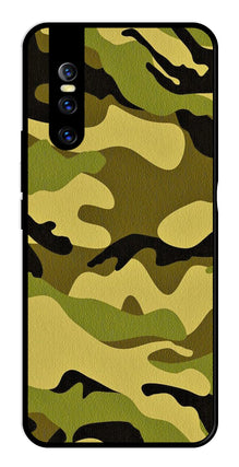 Army Pattern Metal Mobile Case for Vivo T1 44W