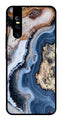 Marble Design Metal Mobile Case for Vivo T1 44W   (Design No -53)
