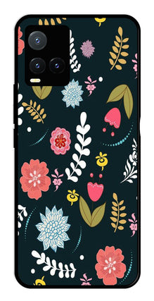 Floral Pattern2 Metal Mobile Case for Vivo T1X
