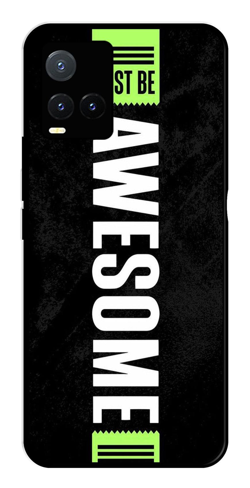 Awesome Metal Mobile Case for Vivo T1X   (Design No -33)