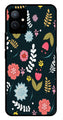 Floral Pattern2 Metal Mobile Case for Vivo Y75 5G   (Design No -12)