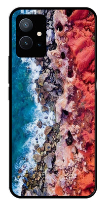 Sea Shore Metal Mobile Case for Vivo T1 5G