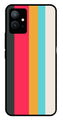 Muted Rainbow Metal Mobile Case for Vivo T1 5G   (Design No -31)